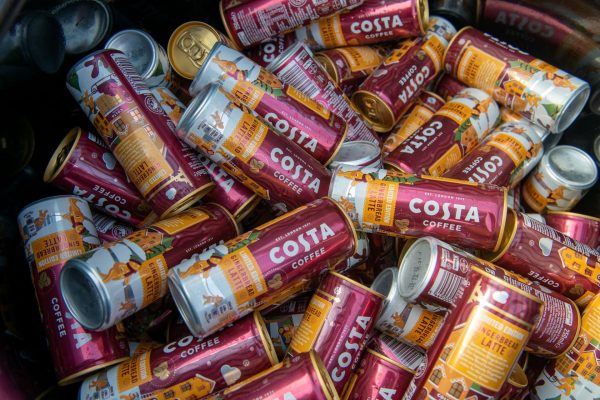 Costa Coffee iced lattes