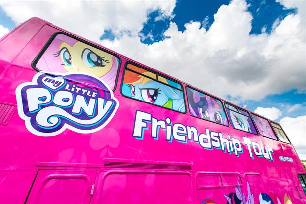 My little pony friendship tour bus