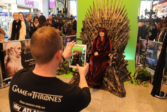 Woman with Game Of Thrones costume