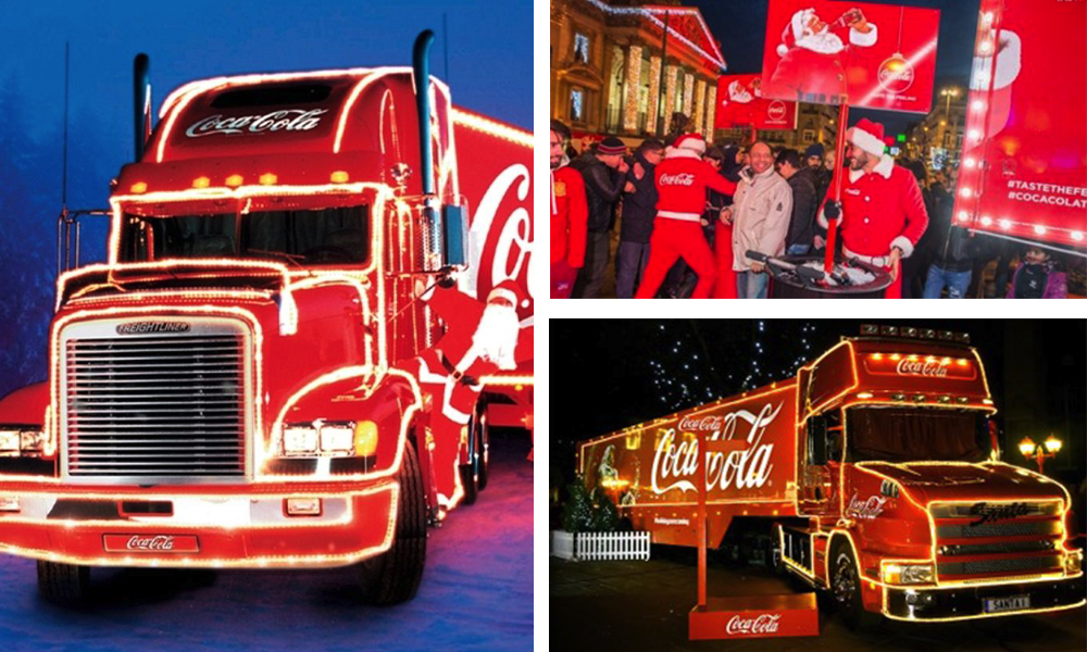 Coca Cola Christmas van