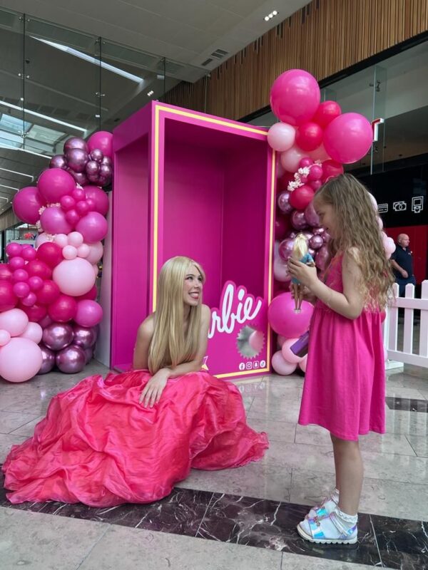 Barbie shopping centre event