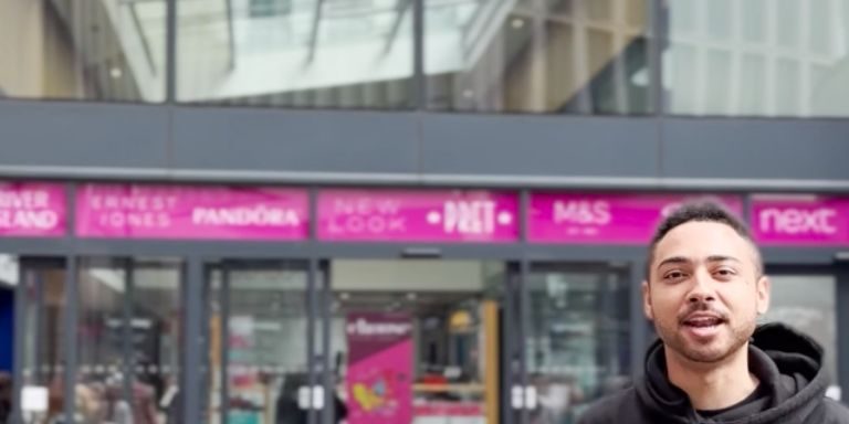 Broadway shopping centre entrance